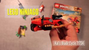 Construim LEGO NINJAGO - Motocicleta Blade a lui Kai 71734
