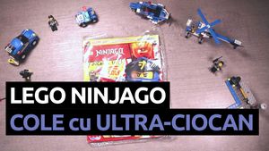 Revista Lego NINJAGO, Minifigurina COLE cu ULTRA-CIOCAN