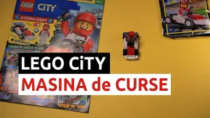 Revista LEGO City, nr.2 Pilot + Masina de Curse, Rapida ca fulgerul