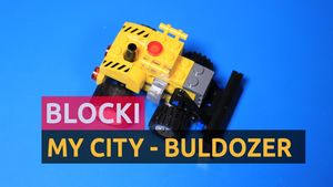 Construim BULDOZER din seria MY CITY de la BLOCKI, nr. KB8060