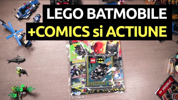 Revista TURBO, LEGO Batmobile + Comics si Actiune - Daniel Stefan
