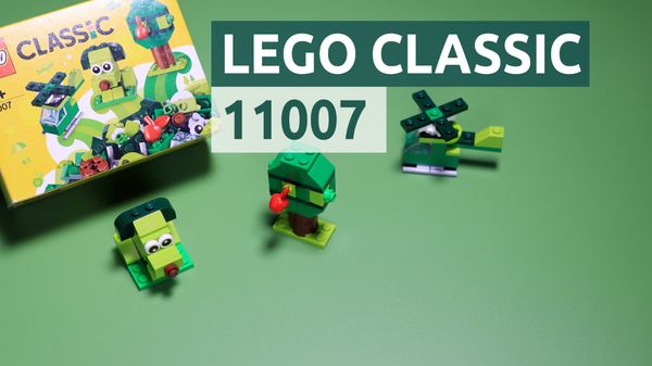 Construim setul Lego Classic 11007 - Caramizi creative verzi